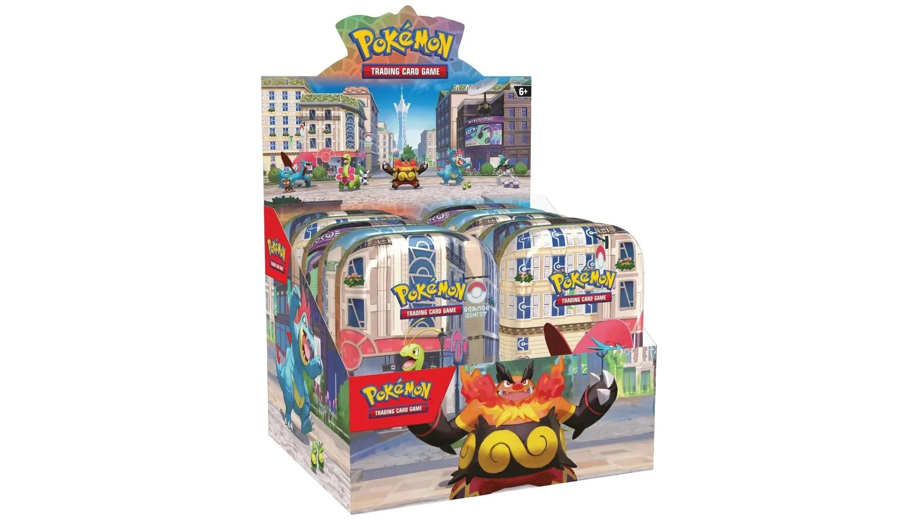 Lumiose City Mini Tin Display — English