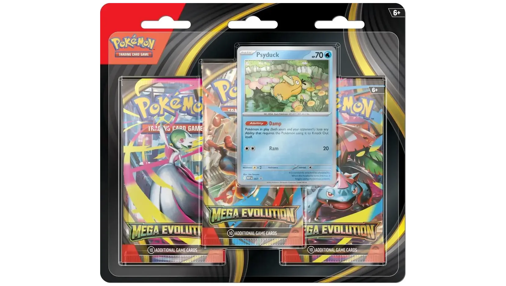 Mega Evolution 3-Pack Blister — English
