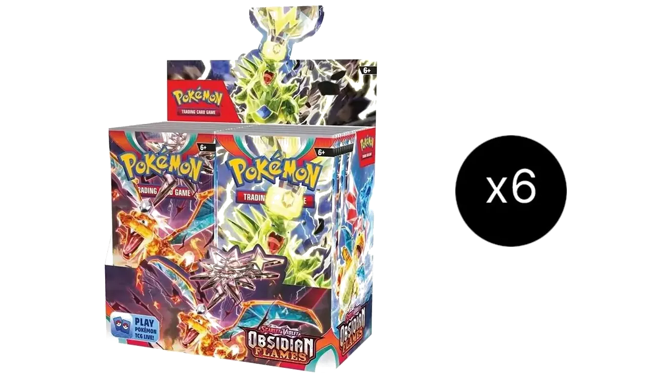 Obsidian Flames Booster Box Case — English