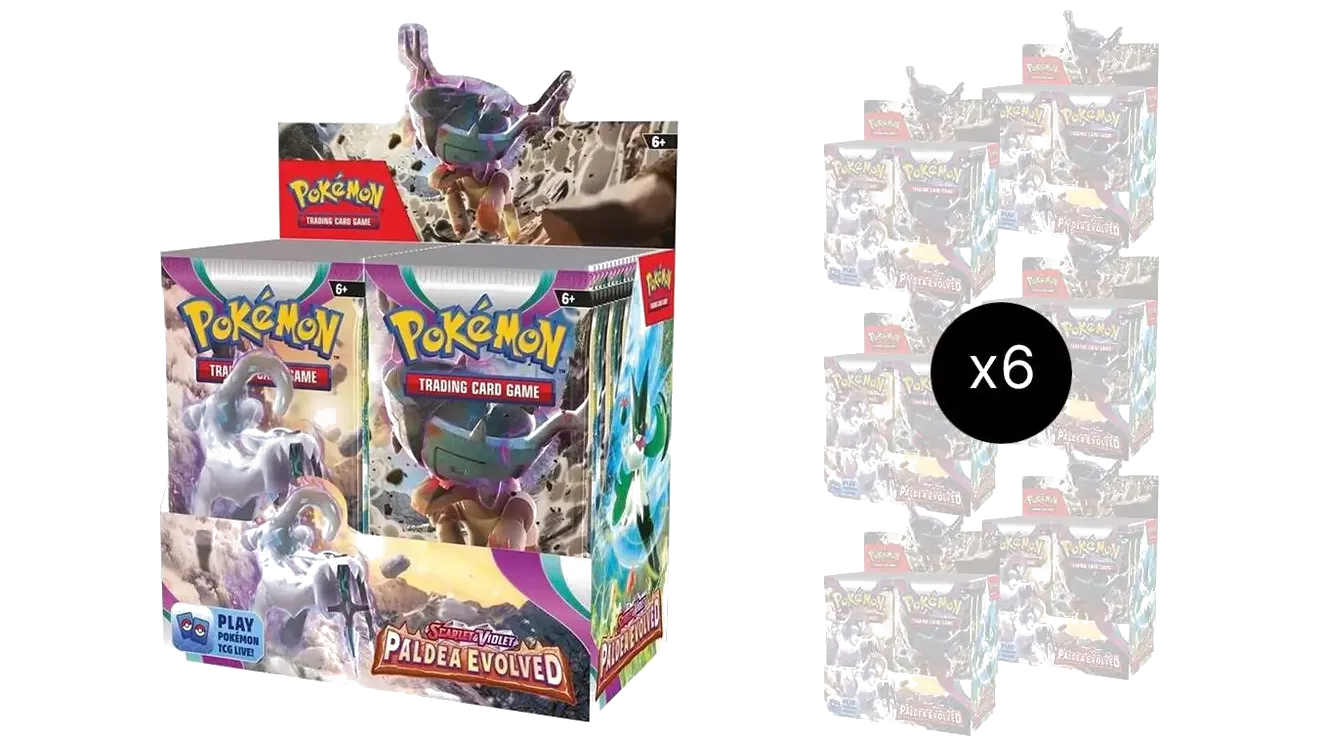 Paldea Evolved Booster Box Case — anglais