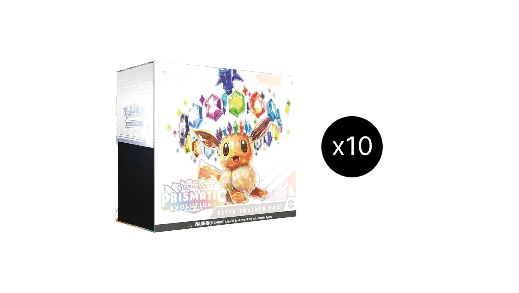 Prismatic Evolutions ETB Case — anglais