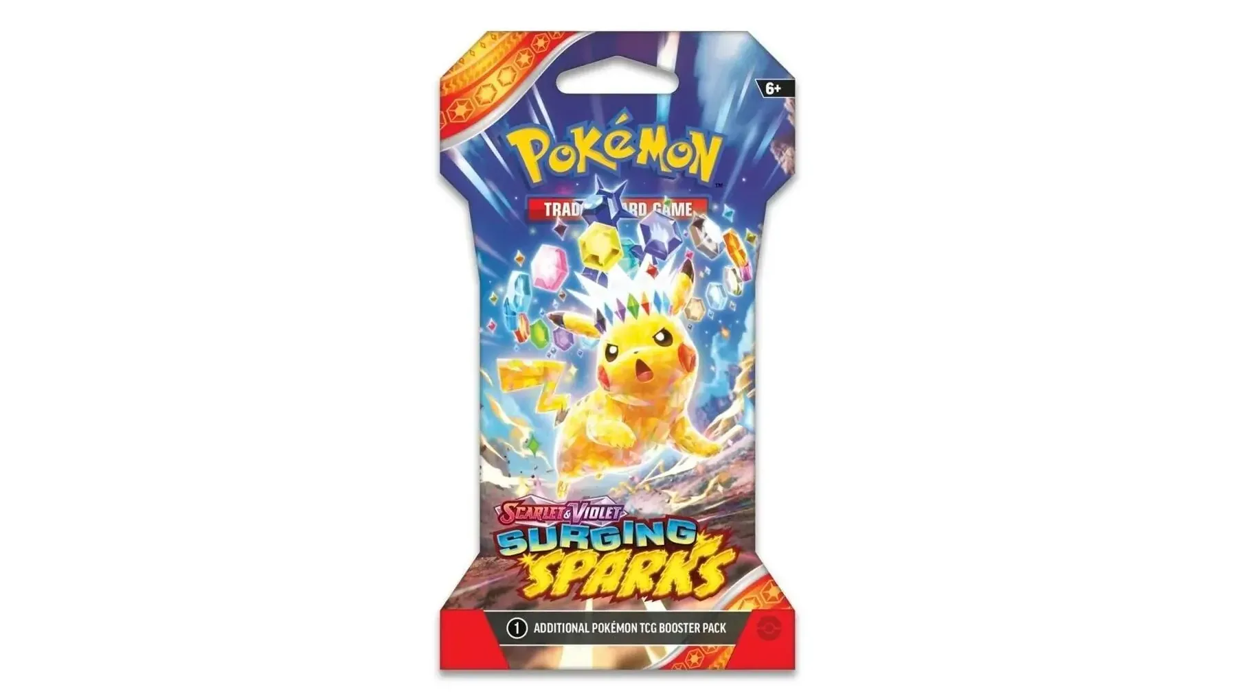 Surging Sparks Sleeved Booster Pack — English