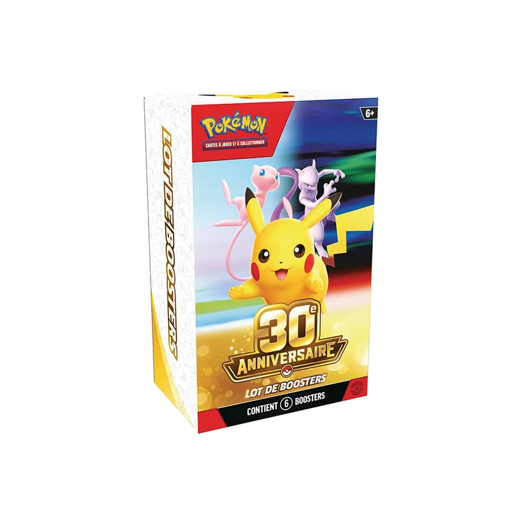 Lot de boosters 30ᵉ Anniversaire du JCC Pokémon — French