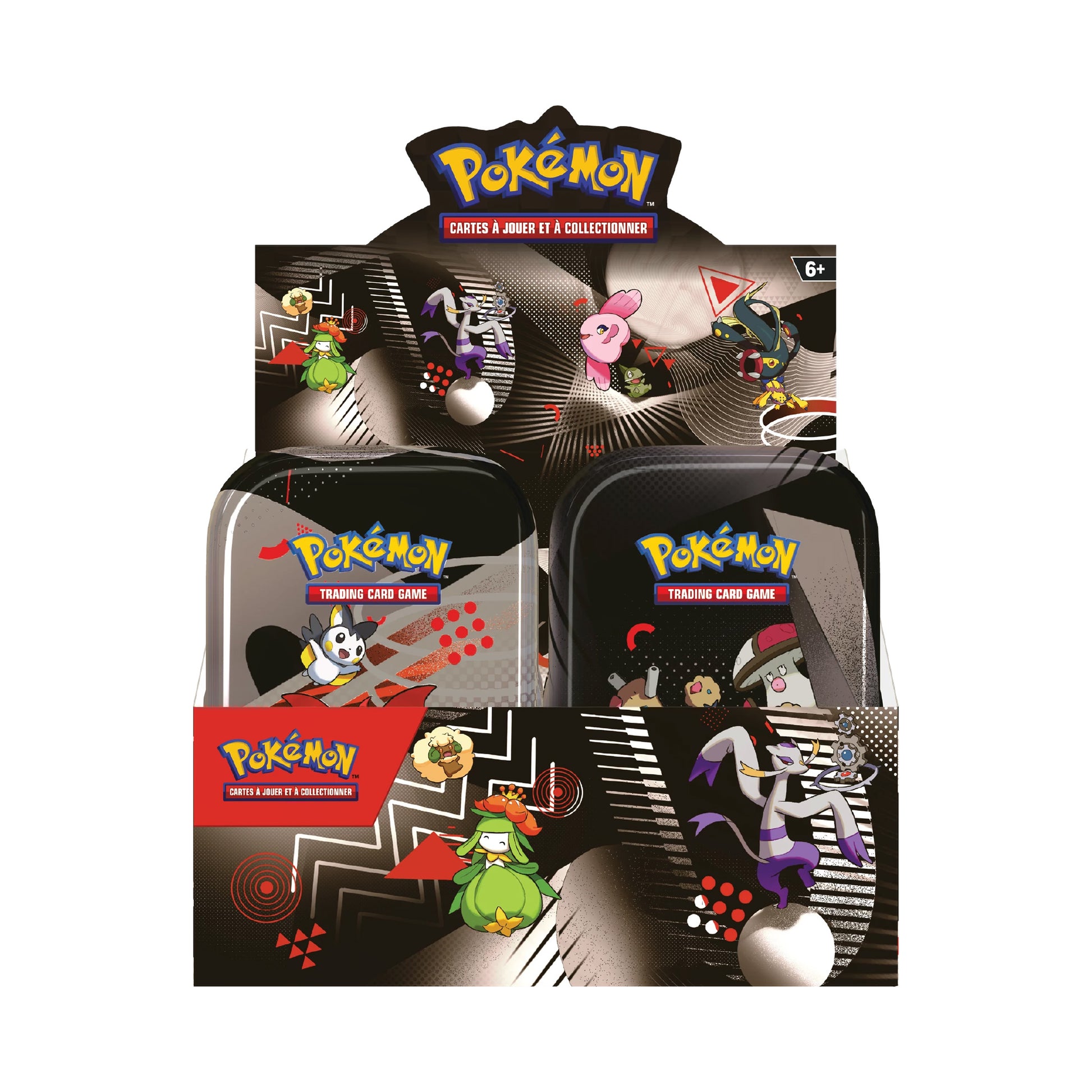 Display scellé de 8 Mini-Tins Foudre Noire & Flamme Blanche EV10.5 — français — français