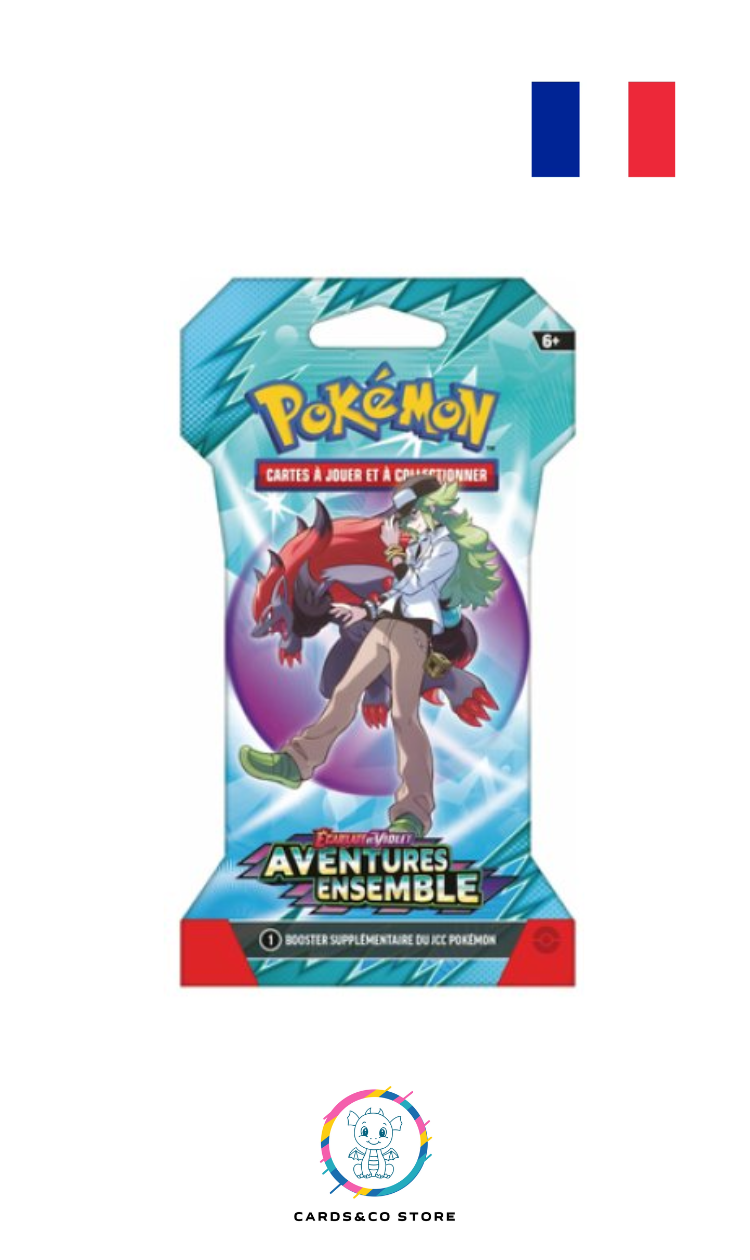 Booster Pokémon sous blister — Aventures Ensemble (EV09) — français