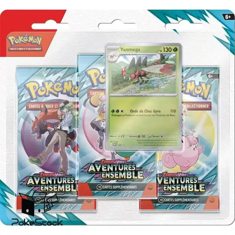 Tripack Aventures Ensemble EV09 — Yanmega — FR — French