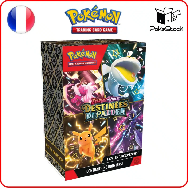 Bundle Pokémon — Destinées de Paldea (EV4.5), 6 boosters — French