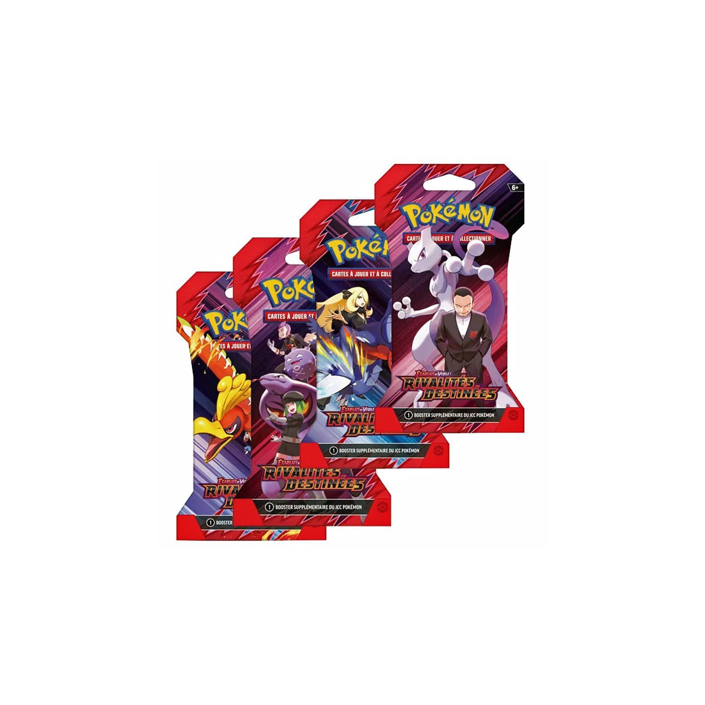 Booster sous blister Pokémon — Écarlate et Violet : Rivalités Destinées (EV10) — French