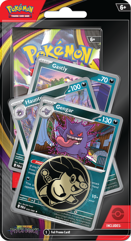 Pitch Black Premium Gengar 1-Pack Blister — English