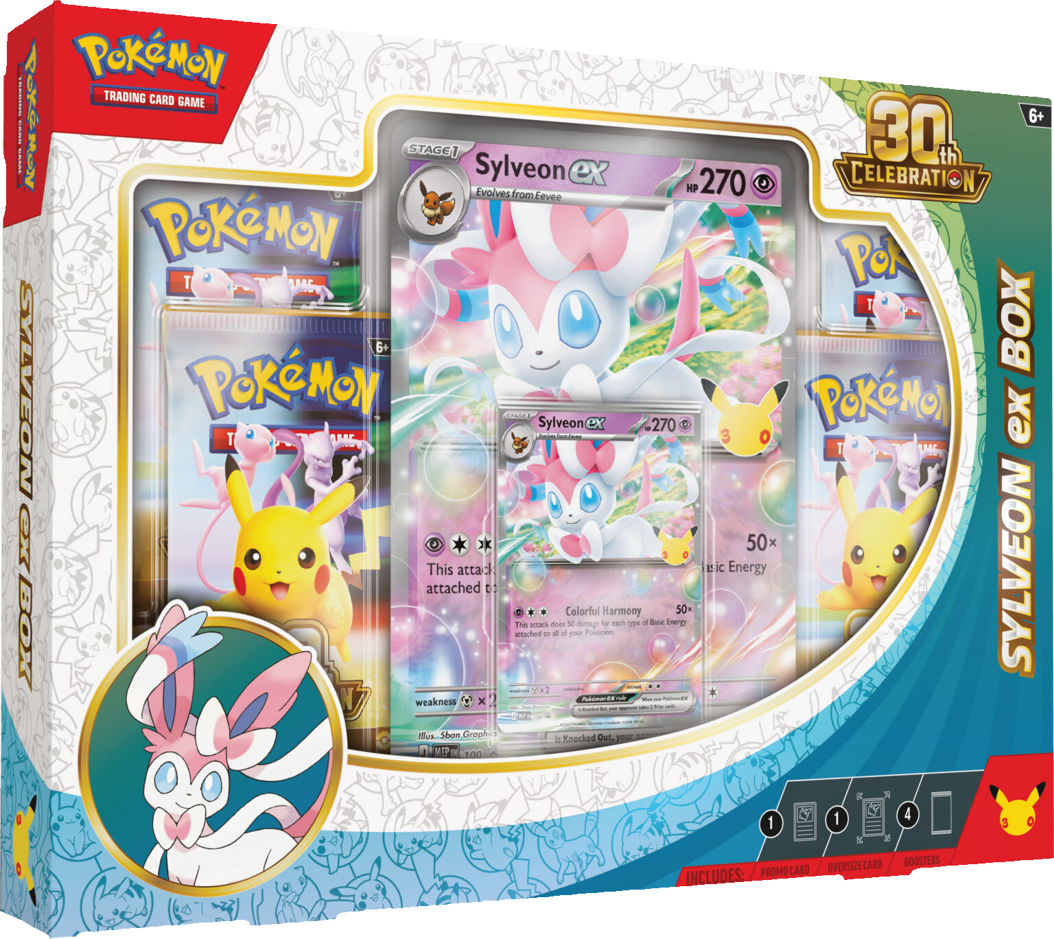 30th Celebration Sylveon ex Box — English