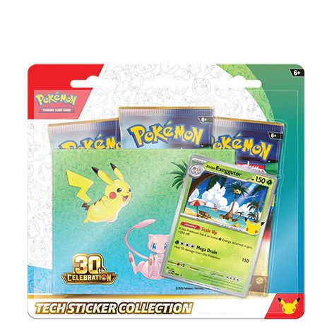 30th Celebration Tech Sticker Collection — Alolan Exeggutor — English